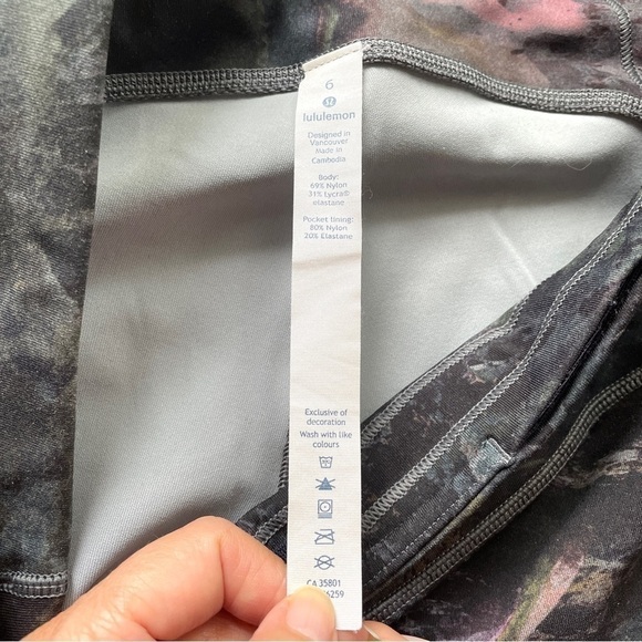 LULULEMON Radiant Multi Speed Up Crop Leggings - 6 - Picture 6 of 12